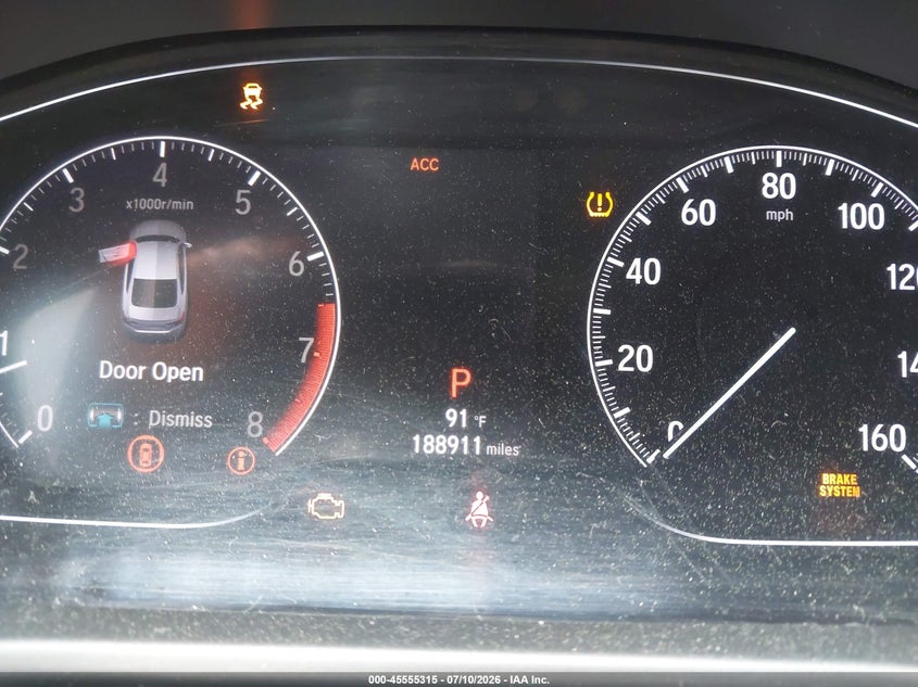 2020 HONDA ACCORD auction photo 7