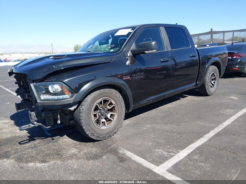 Vin: 1c6rr7yt9hs650490, lot: 46053639, ram 1500 rebel  4x4 5'7 box 20172