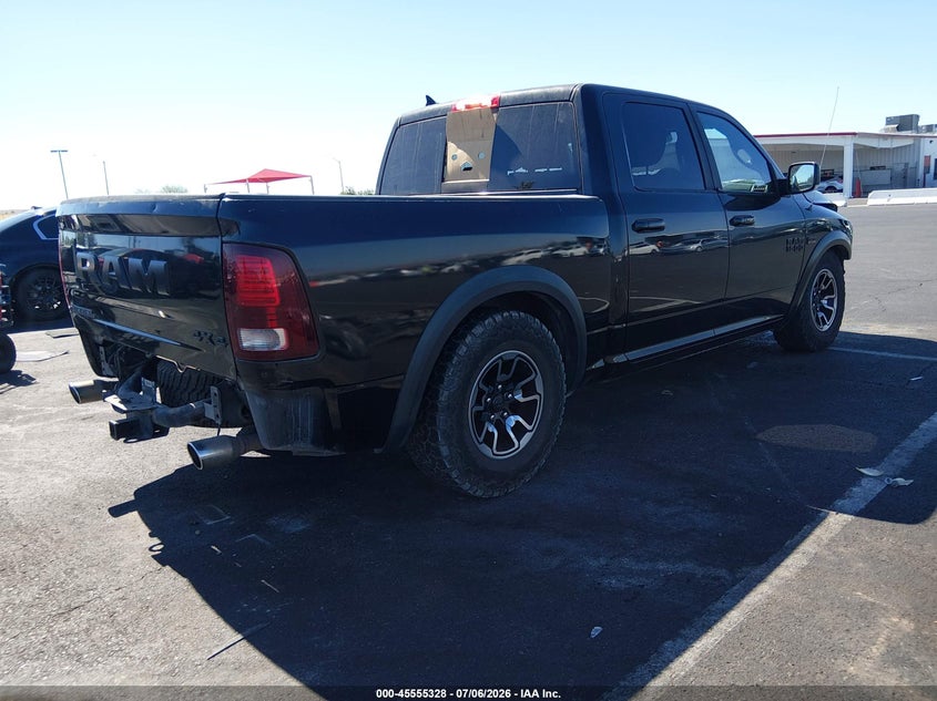 Vin: 1c6rr7yt9hs650490, lot: 46053639, ram 1500 rebel  4x4 5'7 box 20174