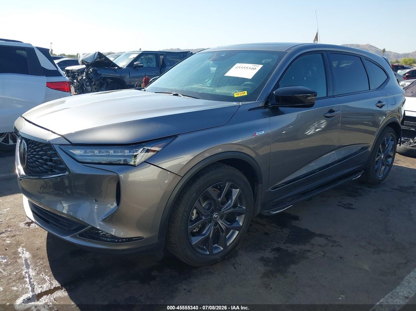 2023 Acura MDX, Удар ззаду, IAAI, VIN 5J8YE1H0XPL019745 — фото 2
