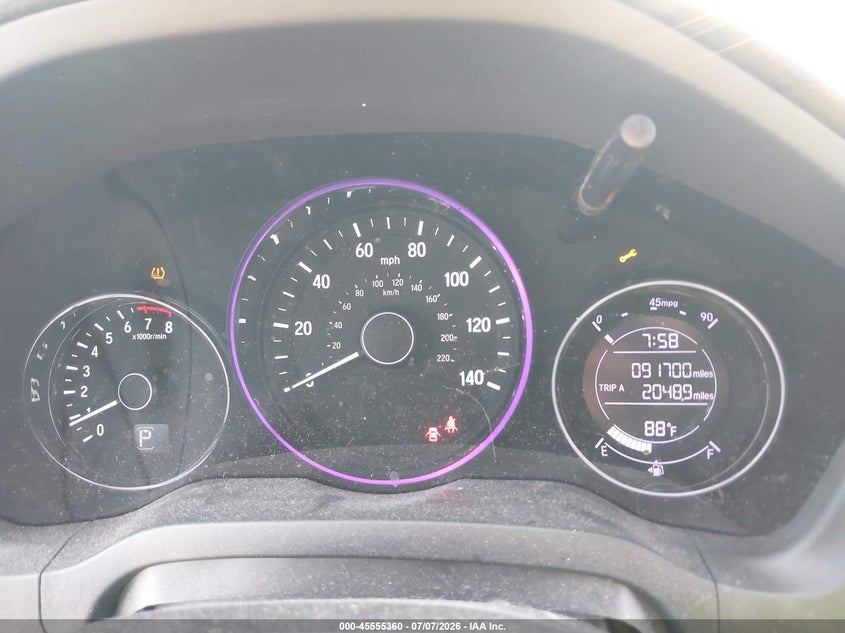 2020 HONDA HR-V auction photo 7
