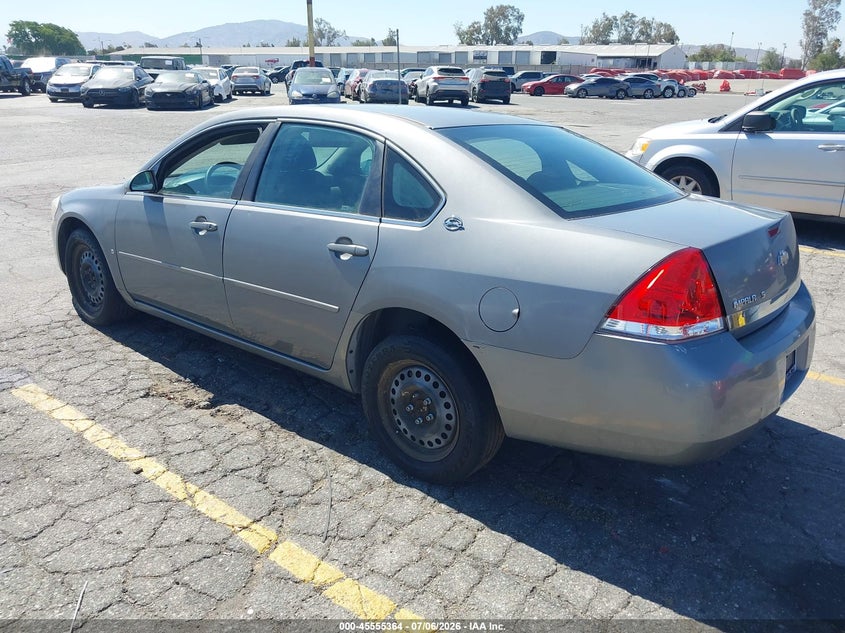 2006 CHEVROLET IMPALA VIN 2G1WB55K669183245 nuotrauka 3