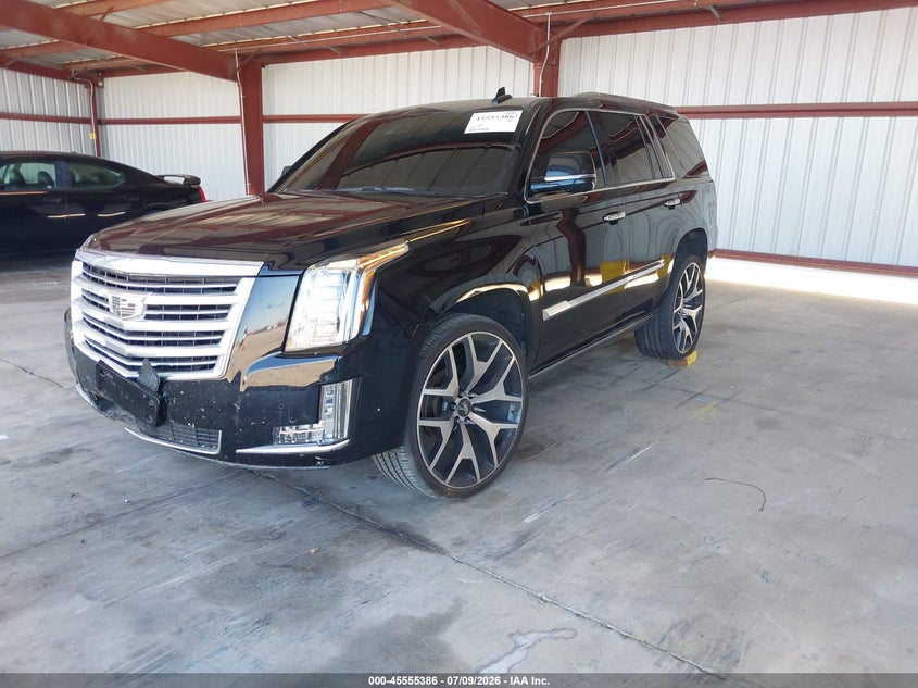 Vin: 1gys4dkj2hr299390, lot: 46053697, cadillac escalade platinum 20172