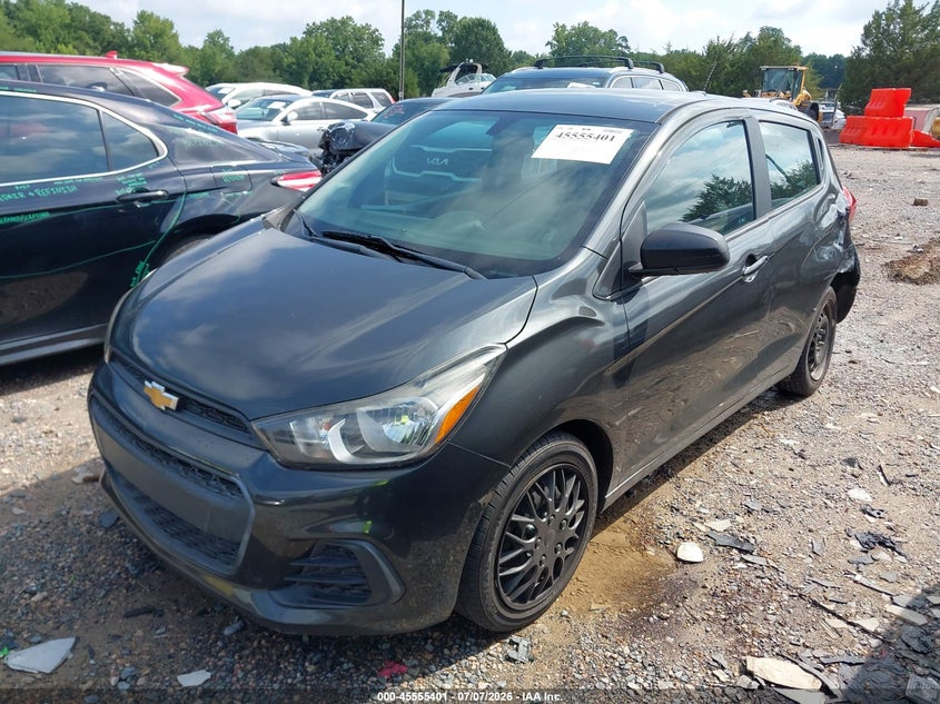 2017 Chevrolet Spark, Левый бок, IAAI, VIN KL8CB6SA8HC827800 — фото 2