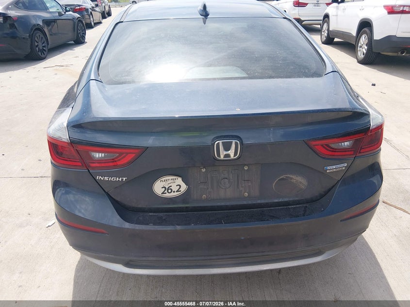 2019 Honda Insight Touring VIN: 19XZE4F92KE006219 Lot: 45555468