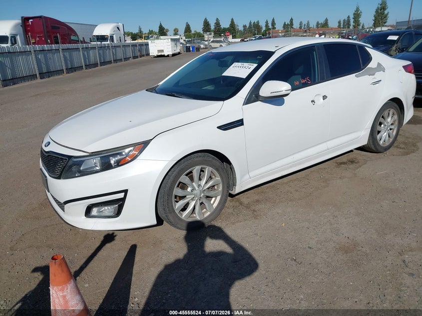 Vin: 5xxgm4a71fg358155, lot: 46053835, kia optima lx 20152