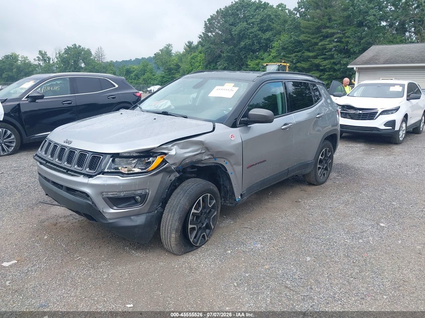 Vin: 3c4njddb2lt214758, lot: 46053837, jeep compass trailhawk 4x4 20202