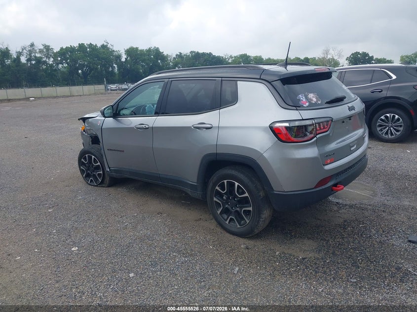 Vin: 3c4njddb2lt214758, lot: 46053837, jeep compass trailhawk 4x4 20203