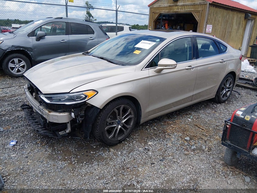 2019 Ford Fusion, Front End, IAAI, VIN 3FA6P0CD2KR219457 — photo 2