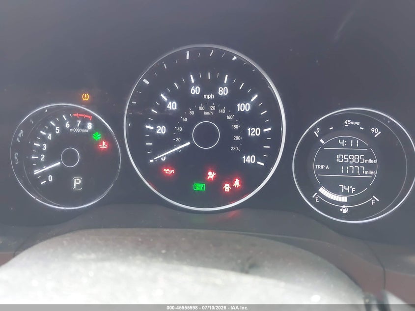 2018 Honda Hr-V Lx VIN: 3CZRU6H31JM731252 Lot: 45555598