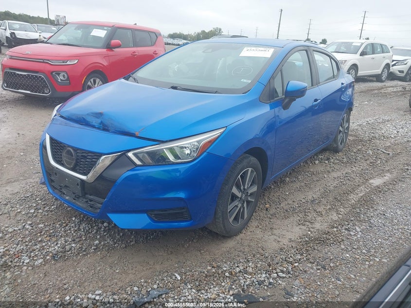 Vin: 3n1cn8ev6ml885673, lot: 46053914, nissan versa sv xtronic cvt 20212
