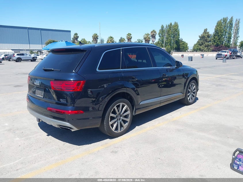 Vin: wa1laaf79hd019651, lot: 46053945, audi q7 3.0t premium 20174