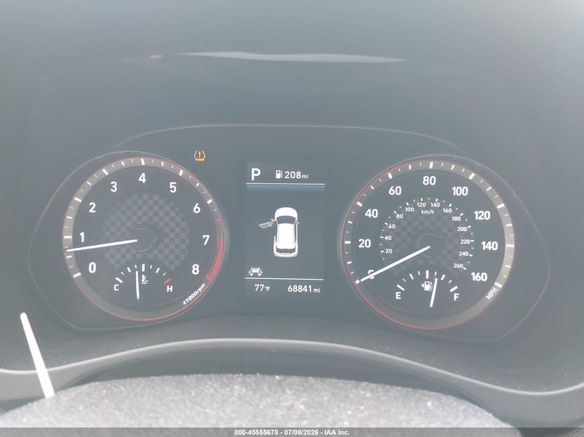 2019 Hyundai Veloster 2.0 Premium VIN: KMHTG6AF5KU009847 Lot: 45555678
