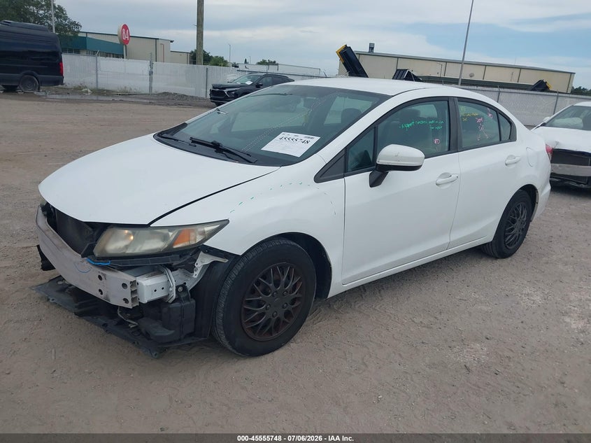 2014 HONDA CIVIC auction photo 2