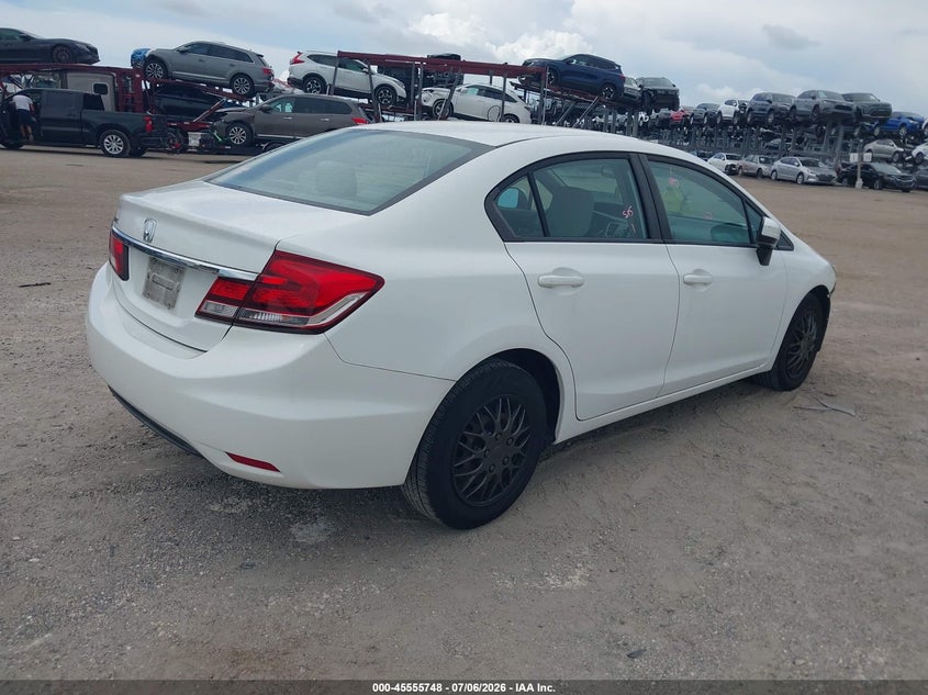 2014 HONDA CIVIC auction photo 4