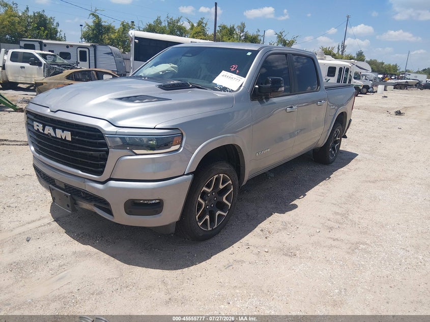 Vin: 1c6rrejp4tn151735, lot: 46054088, ram 1500 laramie  4x2 5'7 box 20262