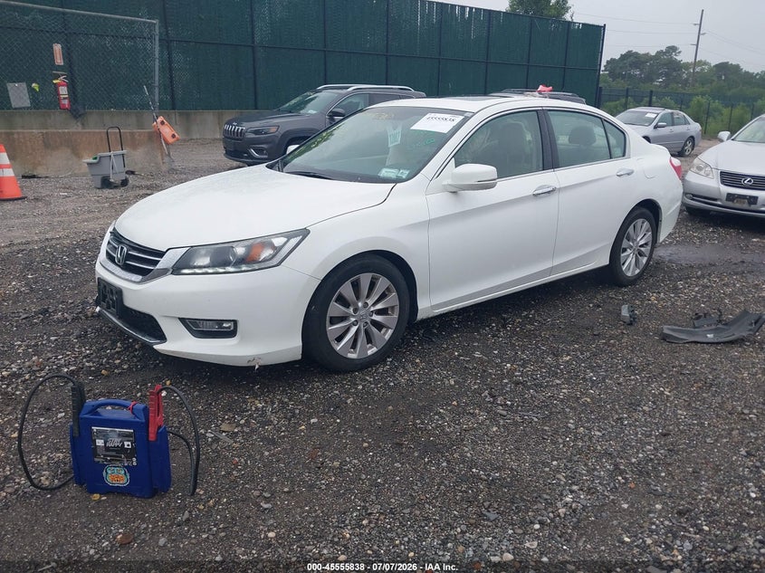 2013 Honda Accord Ex-L V-6 1HGCR3F8XDA014703 photo 1