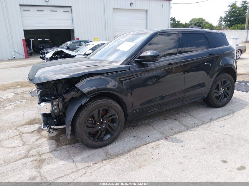 Vin: salzt2fxxmh153385, lot: 46054154, land rover range rover evoque r-dynamic s 20212