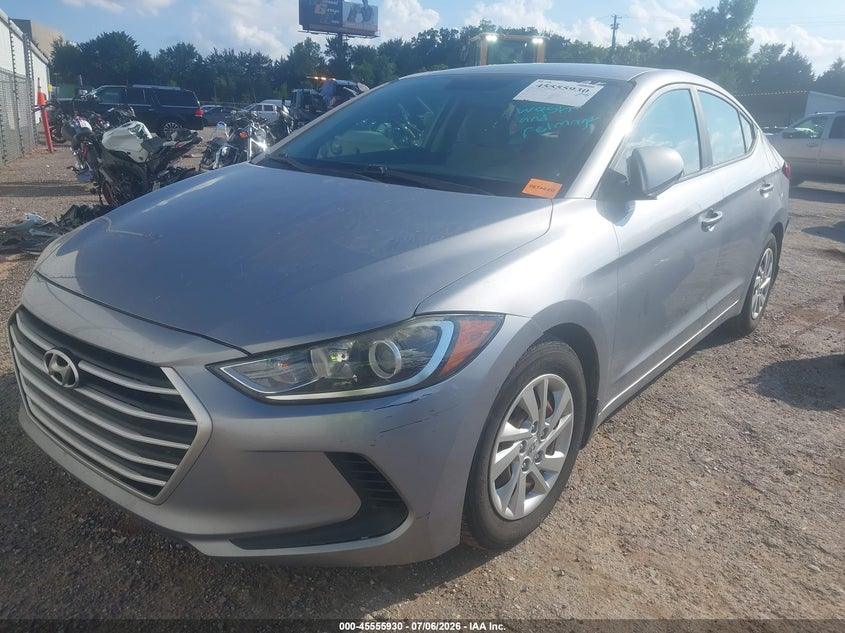 2017 Hyundai Elantra, Удар ззаду, IAAI, VIN 5NPD74LF4HH168095 — фото 2