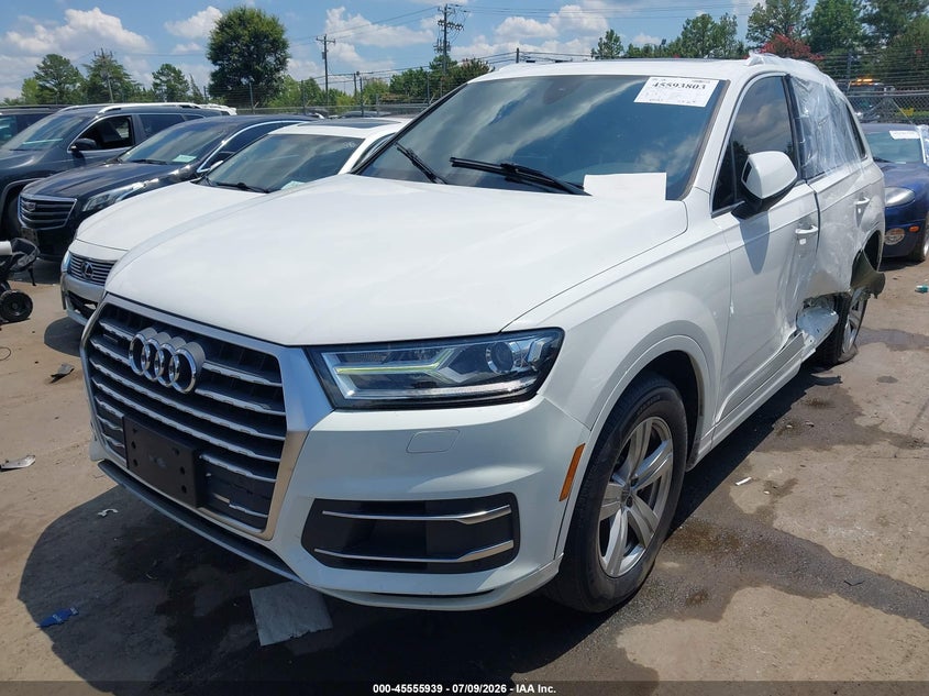 Vin: wa1lhaf72jd012915, lot: 46054250, audi q7 2.0t premium 20182