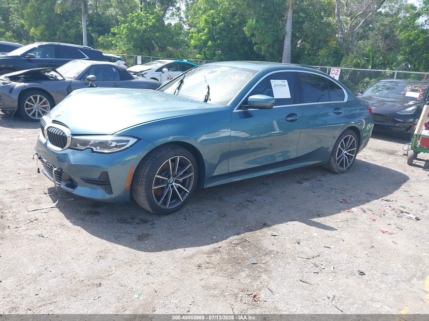 Vin: wba5r1c56kak11562, lot: 46054280, bmw 330i 20192