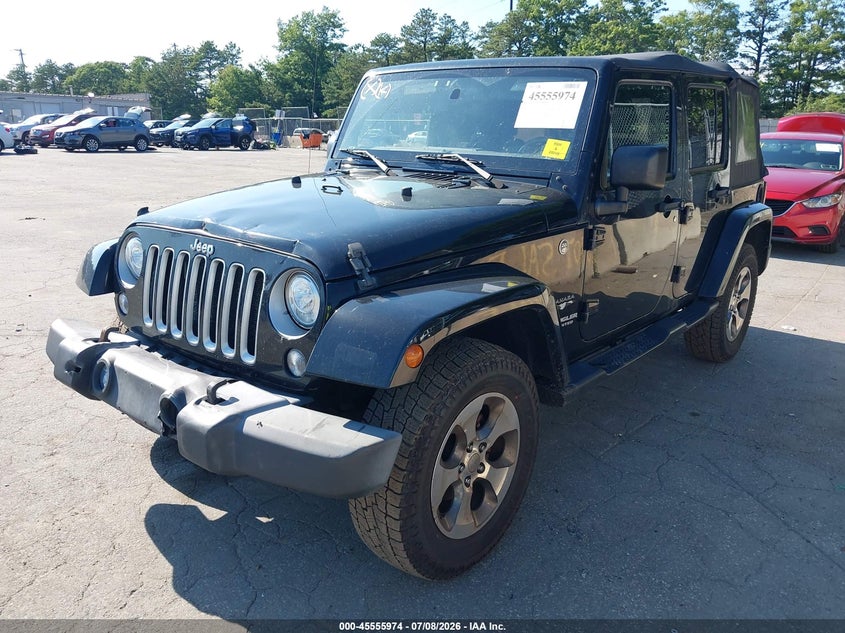 2017 Jeep Wrangler, Front End, IAAI, VIN 1C4BJWEG7HL512668 — photo 2