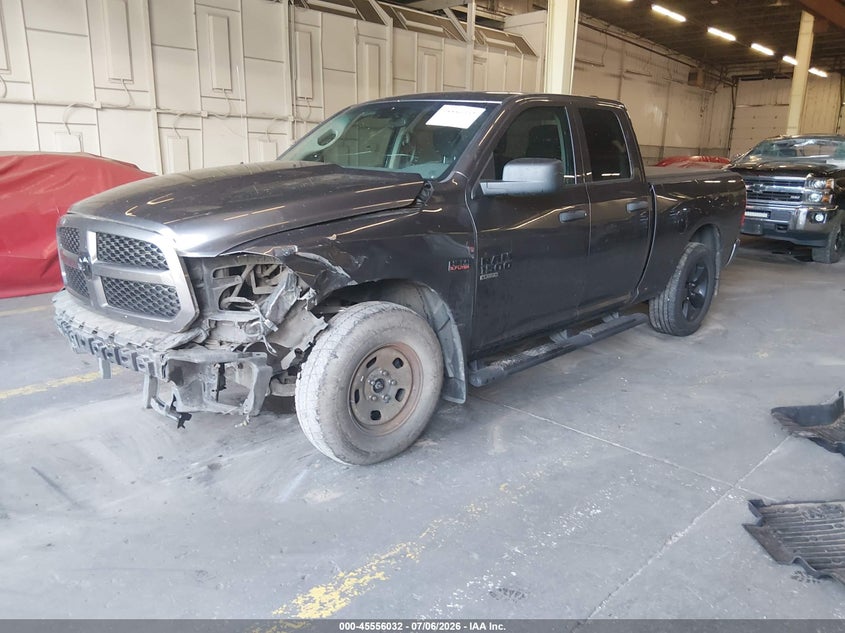Vin: 1c6rr7ft3ks553618, lot: 46054344, ram 1500 classic express  4x4 6'4 box 20192