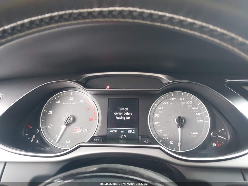2014 Audi S4 3.0T Premium Plus VIN: WAUDGAFL5EA126924 Lot: 45556036