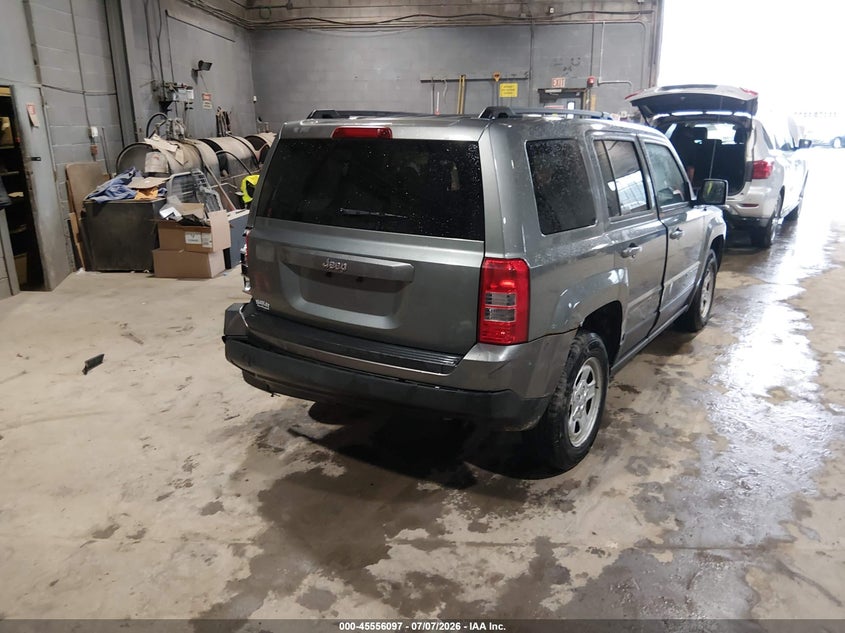 Vin: 1c4njpba6ed596345, lot: 46054408, jeep patriot sport 20144