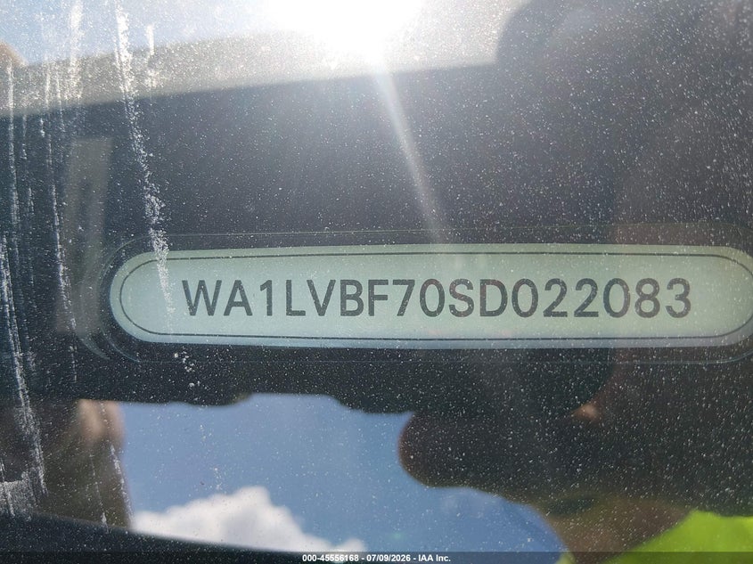 2025 Audi Q7 Premium Plus 55 Tfsi Quattro Tiptronic VIN: WA1LVBF70SD022083 Lot: 45556168