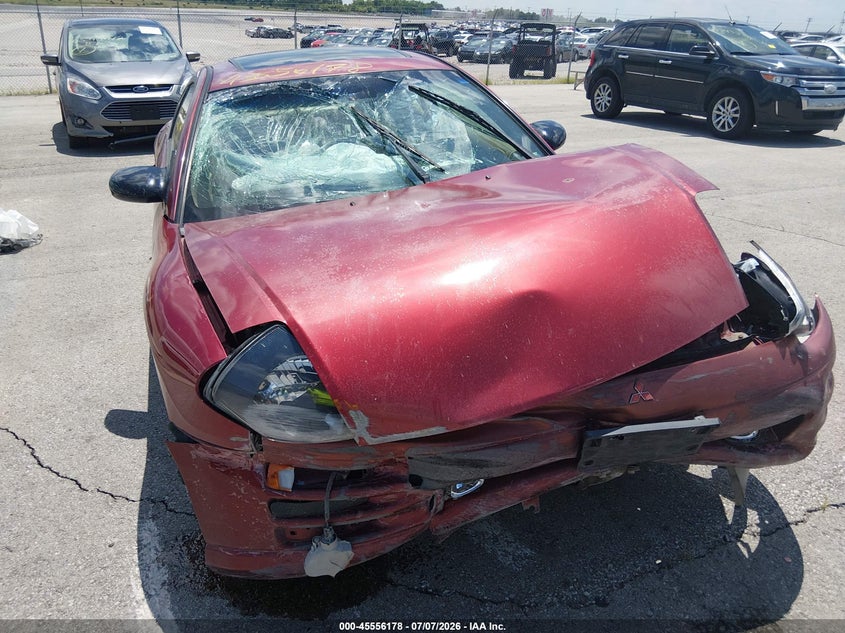 2001 Mitsubishi Eclipse Gt VIN: 4A3AC54H51E055022 Lot: 45556178