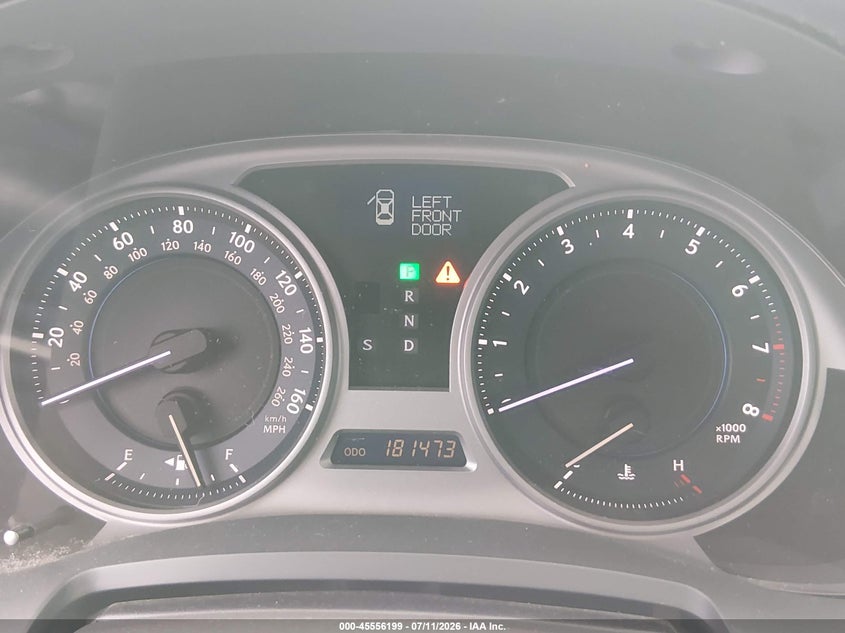 2007 LEXUS IS 250 auction photo 7