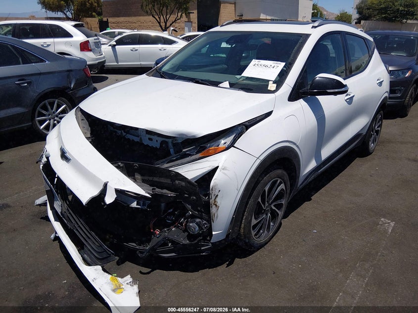 Vin: 1g1fz6s08n4127877, lot: 46054558, chevrolet bolt euv fwd premier 20222