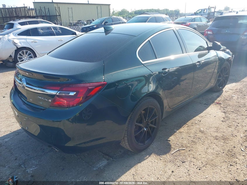 Vin: 2g4gn5ex7f9296874, lot: 46054585, buick regal turbo/e-assist premium i 20154