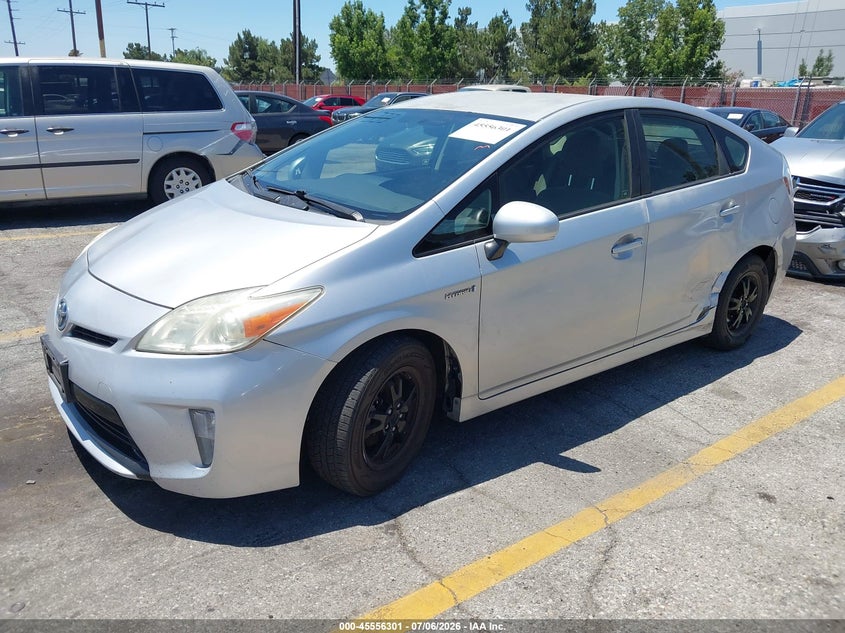 2014 Toyota Prius, Левый бок, IAAI, VIN JTDKN3DU2E1752339 — фото 2