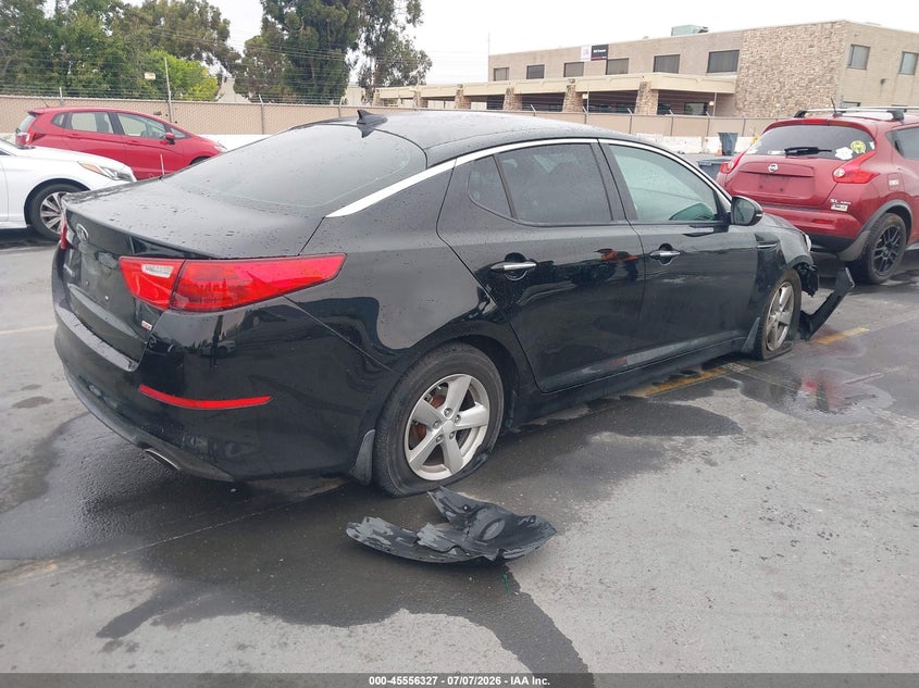 Vin: 5xxgm4a75fg452880, lot: 46054638, kia optima lx 20154