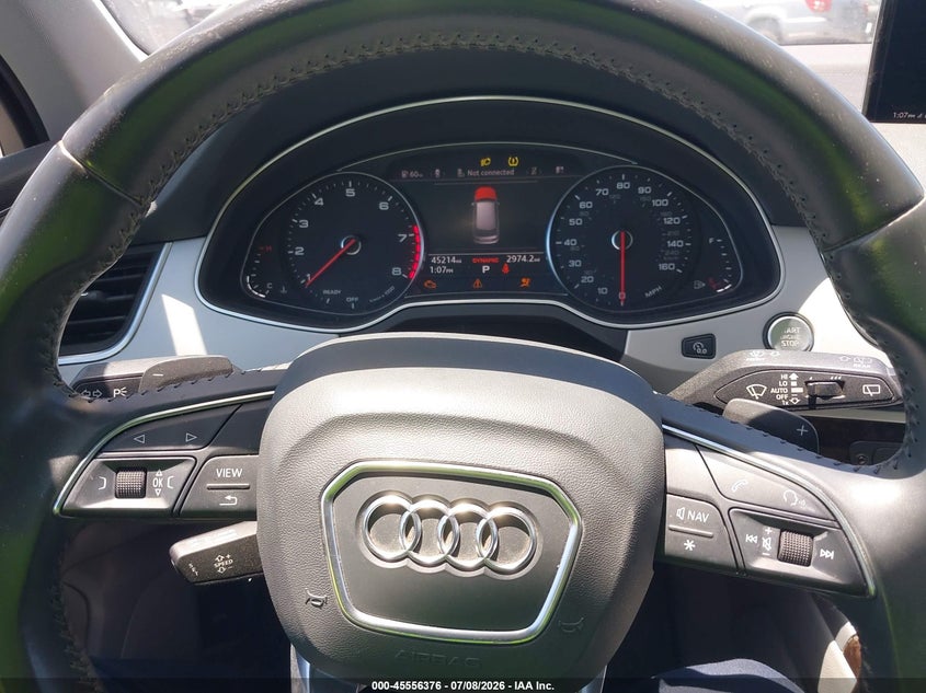 2019 Audi Q7 45 Premium/45 Se Premium VIN: WA1AHAF70KD041502 Lot: 45556376