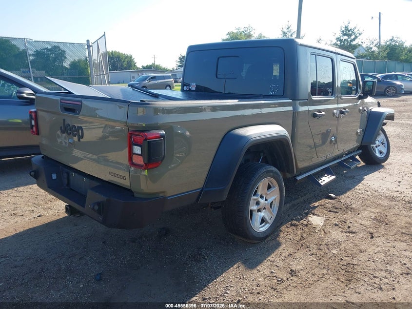 Vin: 1c6hjtag3ll165550, lot: 46054707, jeep gladiator sport s 4x4 20204