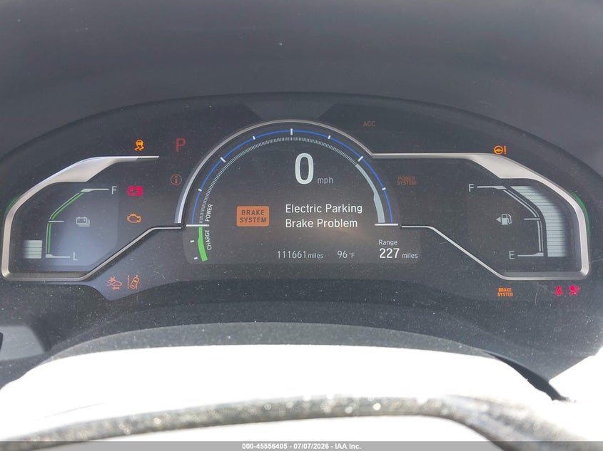 2018 HONDA CLARITY PLUG-IN HYBRID auction photo 7