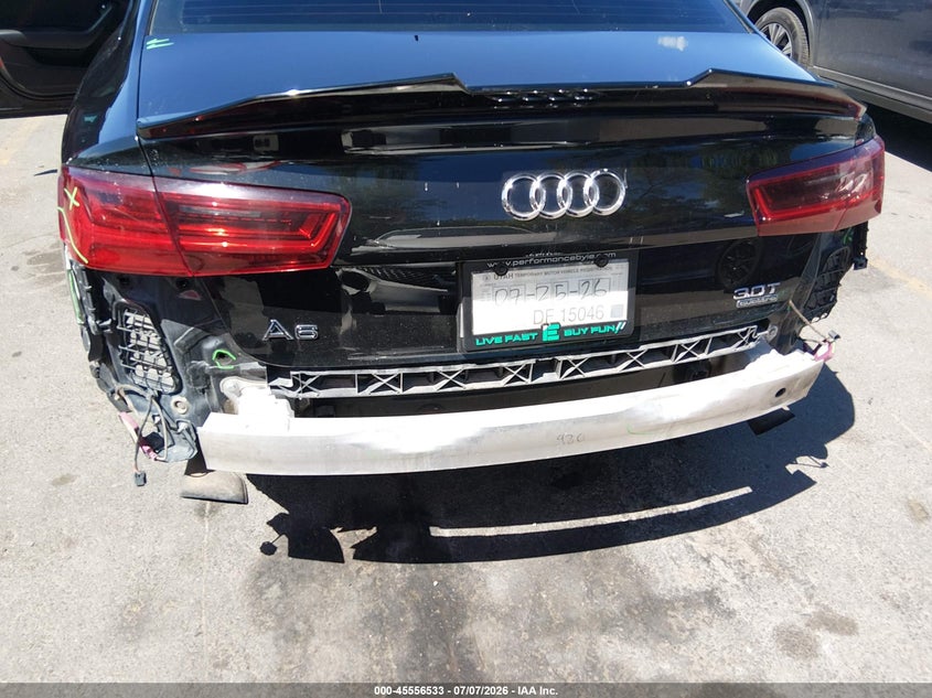 2018 Audi A6 3.0T Premium VIN: WAUG3AFCXJN022618 Lot: 45556533
