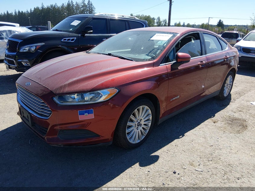 2014 Ford Fusion Hybrid S 3FA6P0UU7ER235169 photo 1