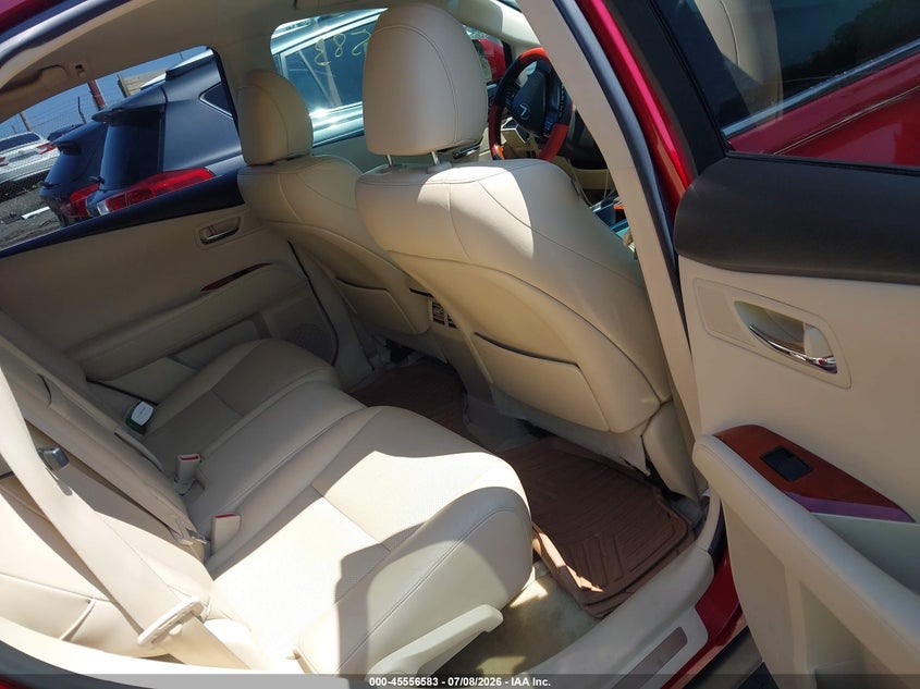 2010 LEXUS RX 350 auction photo 8