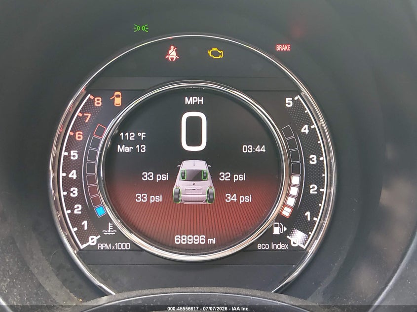2015 FIAT 500 auction photo 7