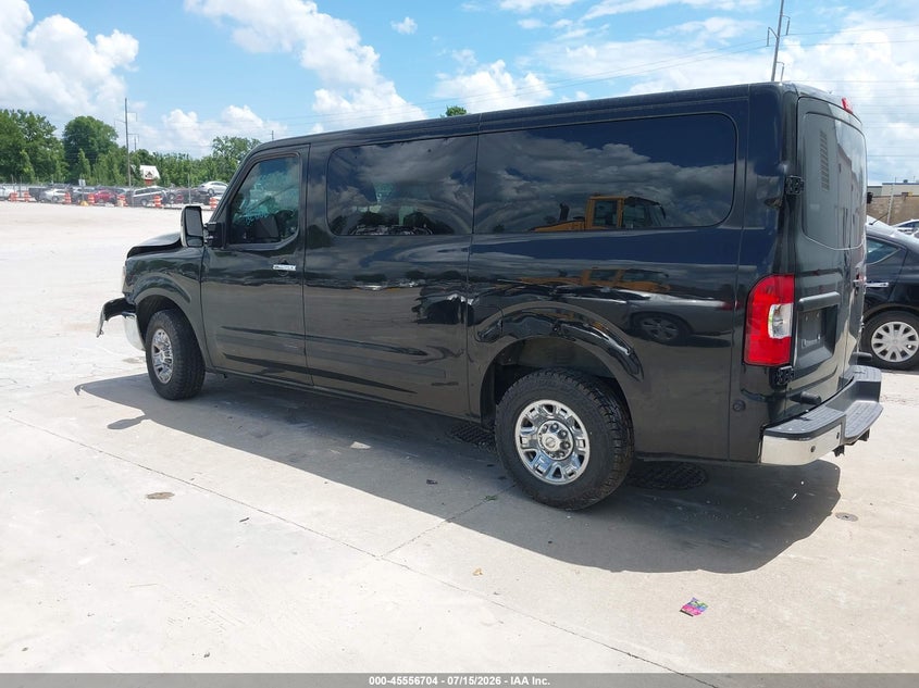 Vin: 5bzaf0aa0dn202176, lot: 46055015, nissan nv passenger nv3500 hd sl v8 20133