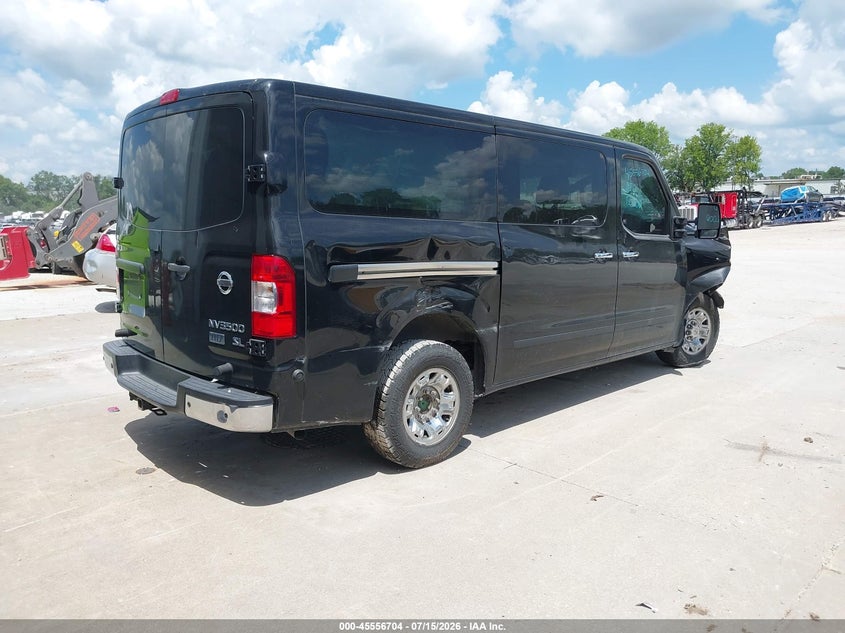 Vin: 5bzaf0aa0dn202176, lot: 46055015, nissan nv passenger nv3500 hd sl v8 20134