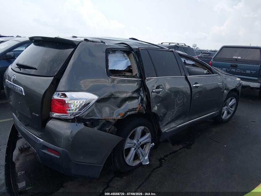 Vin: 5tddk3eh4cs118095, lot: 46055031, toyota highlander limited v6 20124