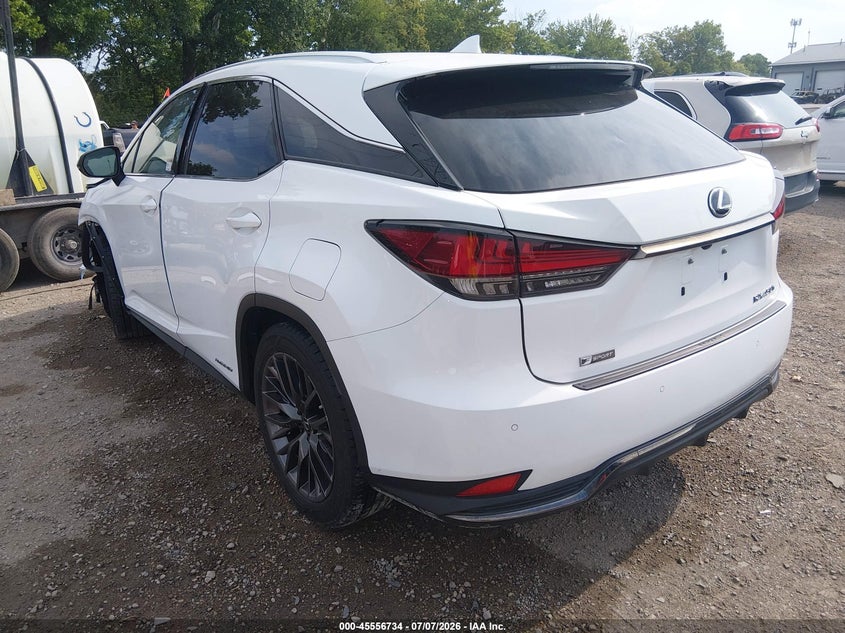 Vin: 2t2ygmda1lc056155, lot: 46055045, lexus rx 450h f sport performance 20203