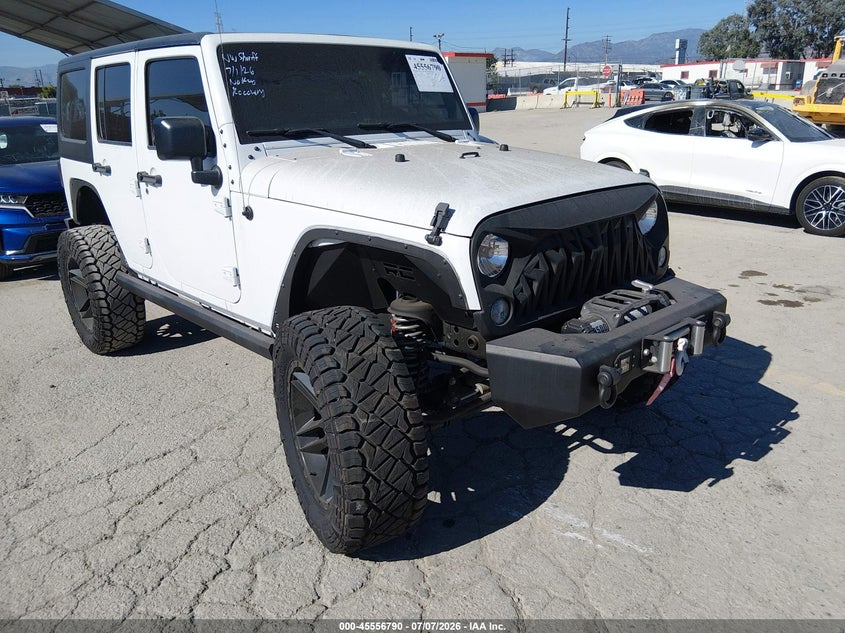 Vin: 1c4hjwdg2hl575978, lot: 46055101, jeep wrangler unlimited willys wheeler 20171