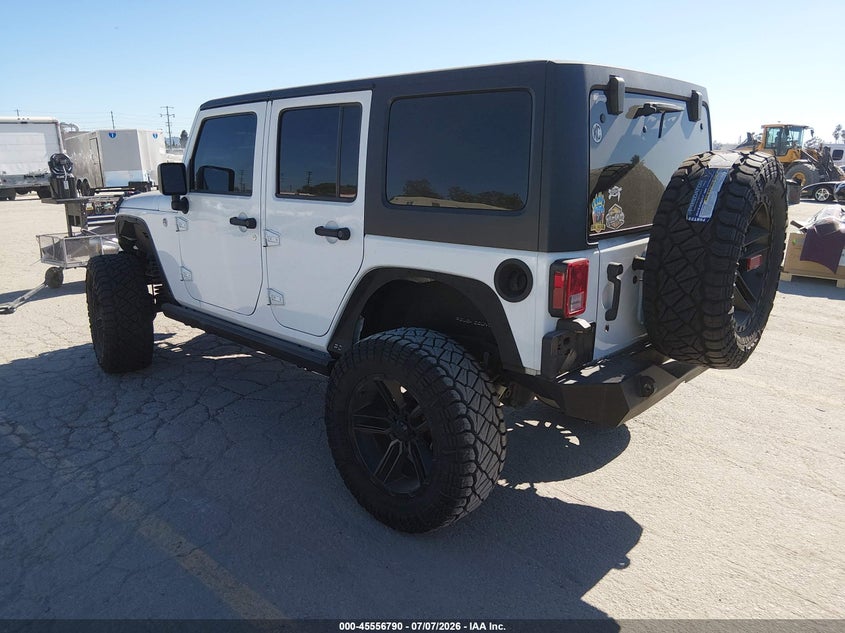 Vin: 1c4hjwdg2hl575978, lot: 46055101, jeep wrangler unlimited willys wheeler 20173