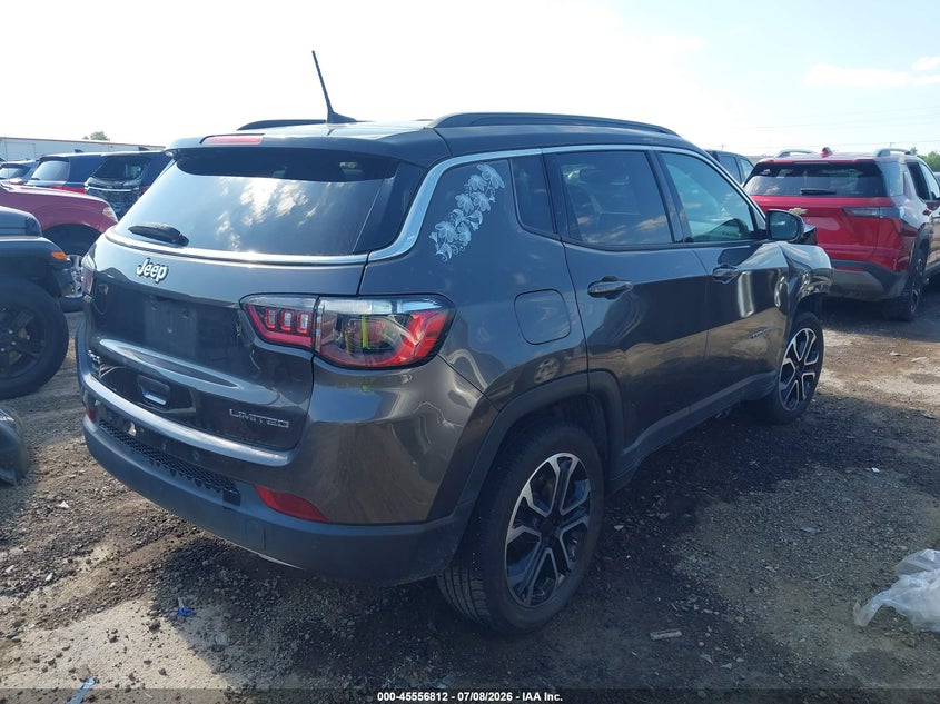 Vin: 3c4njdcn9pt523516, lot: 46055123, jeep compass limited 4x4 20234